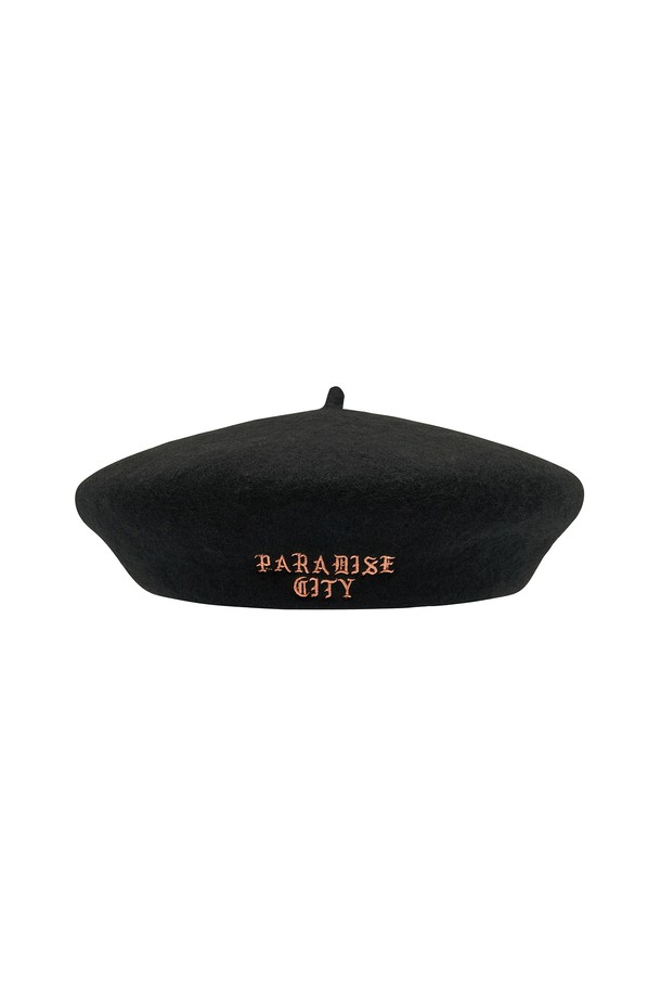 LIBEREKOREA - 모자 - PARADISE BERET / BLACK