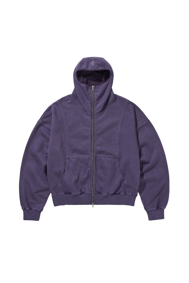 LIBEREKOREA - 블루종/점퍼 - GRZ ZIP-UP HOODIE / PURPLE