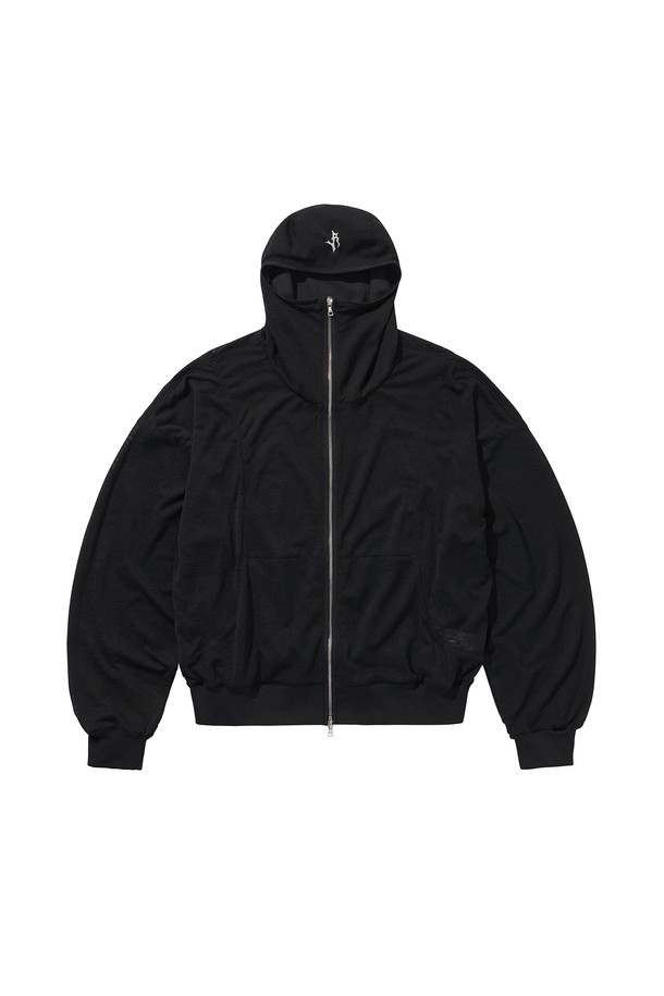 LIBEREKOREA - 블루종/점퍼 - GRZ TYPE-ST ZIP-UP HOODIE / BLACK