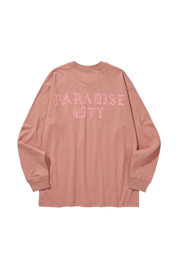 LIBEREKOREA - 긴팔티셔츠 - PARADISE LONG SLEEVE TEE / TAPE