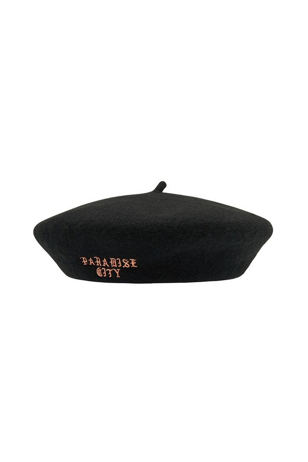 LIBEREKOREA - 모자 - PARADISE BERET / BLACK