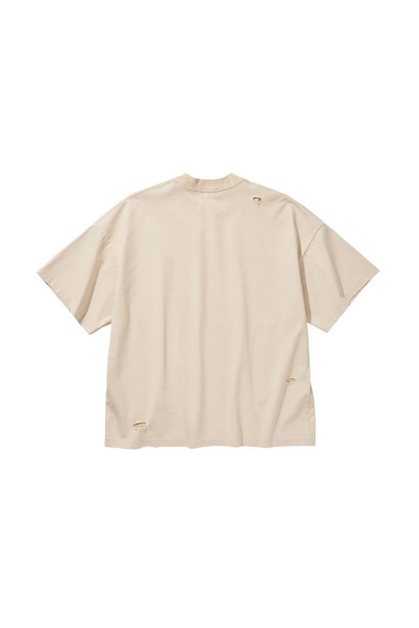 LIBEREKOREA - 반팔티셔츠 - RUDE SS T SHIRT / BEIGE