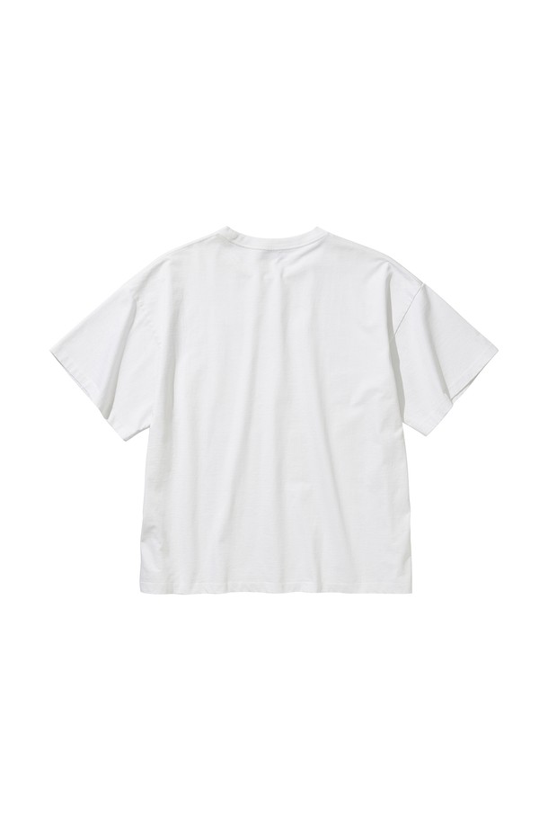 LIBEREKOREA - 반팔티셔츠 - BLUR LOGO SS T SHIRT / WHITE