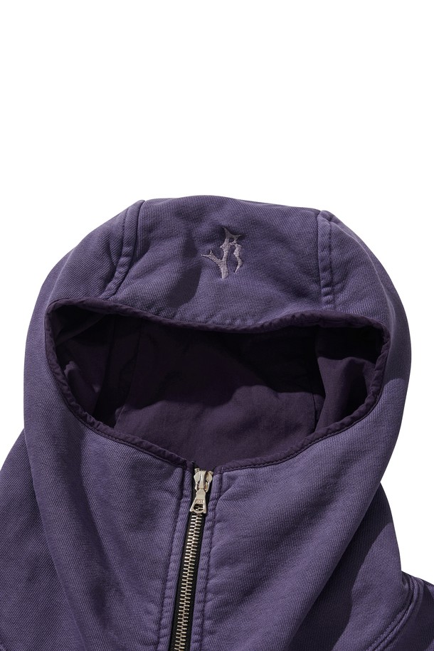 LIBEREKOREA - 블루종/점퍼 - GRZ ZIP-UP HOODIE / PURPLE