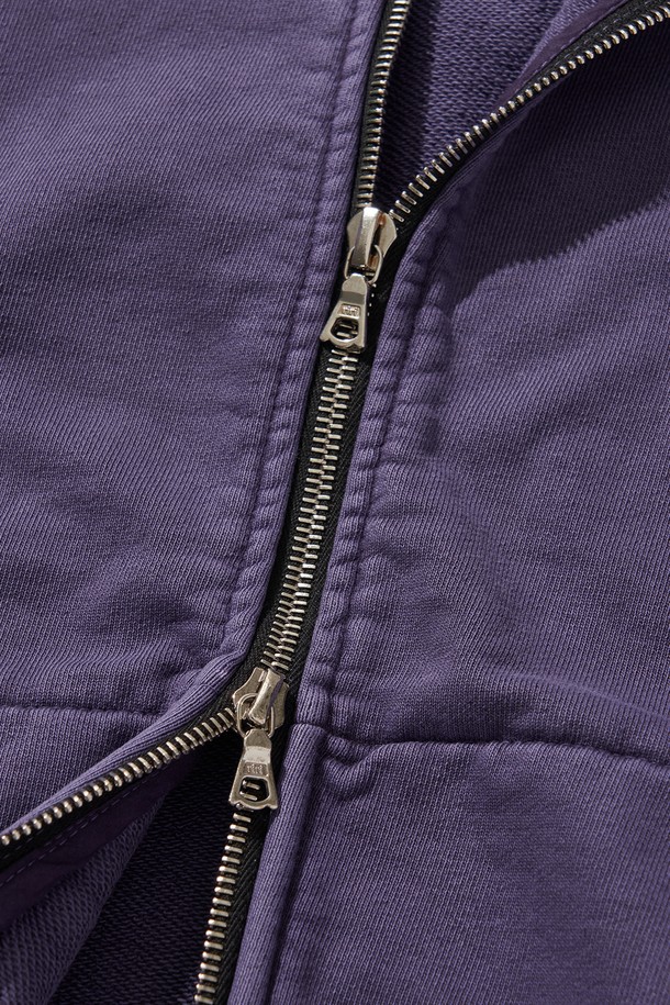 LIBEREKOREA - 블루종/점퍼 - GRZ ZIP-UP HOODIE / PURPLE