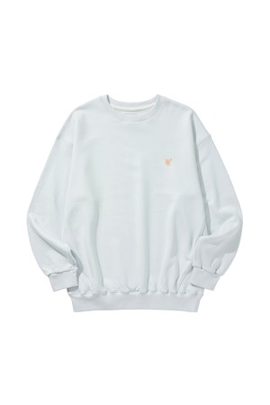 LOGO CREW SWEAT / ICE WHITE