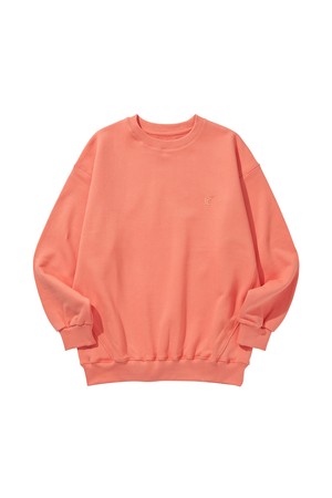 LOGO CREW SWEAT / PEACH