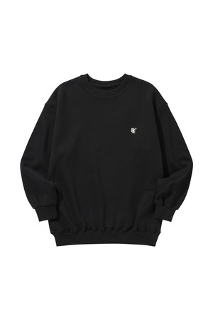 LOGO CREW SWEAT / BLACK