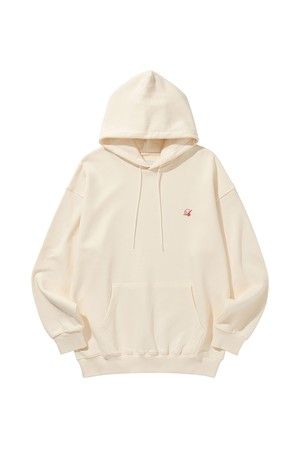 FLOWER HOODIE / IVORY