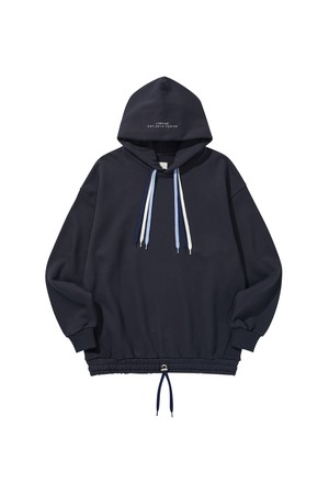 MULTI STRING HOODIE / NAVY