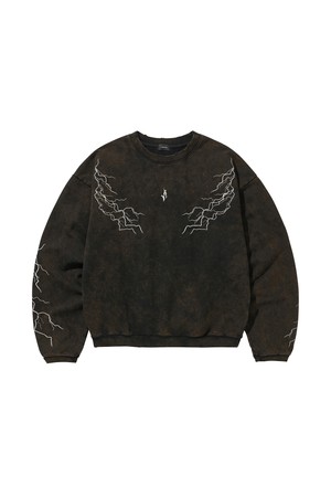 LIGHTNING SWEATSHIRTS / BLACK