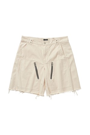 WIDE SHORTS PANTS / WHITE