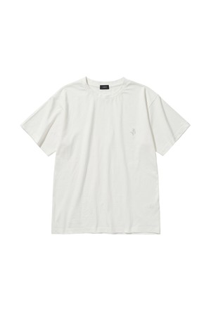 LOGO SS T SHIRT / WHITE