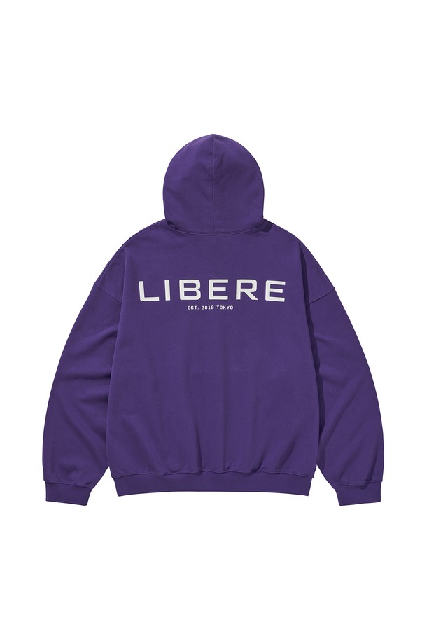 LIBEREKOREA - 후디 - LIBERE LOGO HOODIE / PURPLE