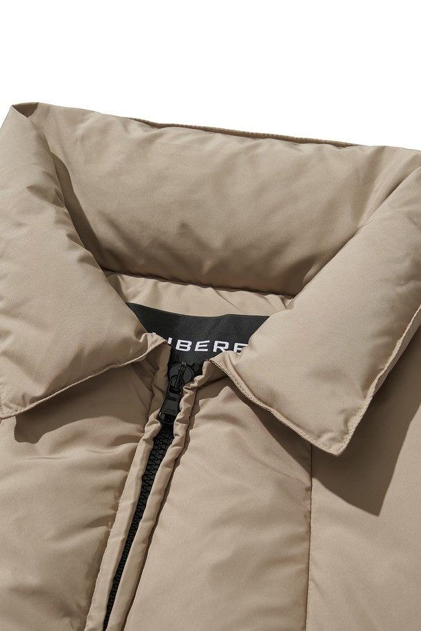 LIBEREKOREA - 다운/패딩 - MODIFIED CROSS PUFFER JACKET / BEIGE