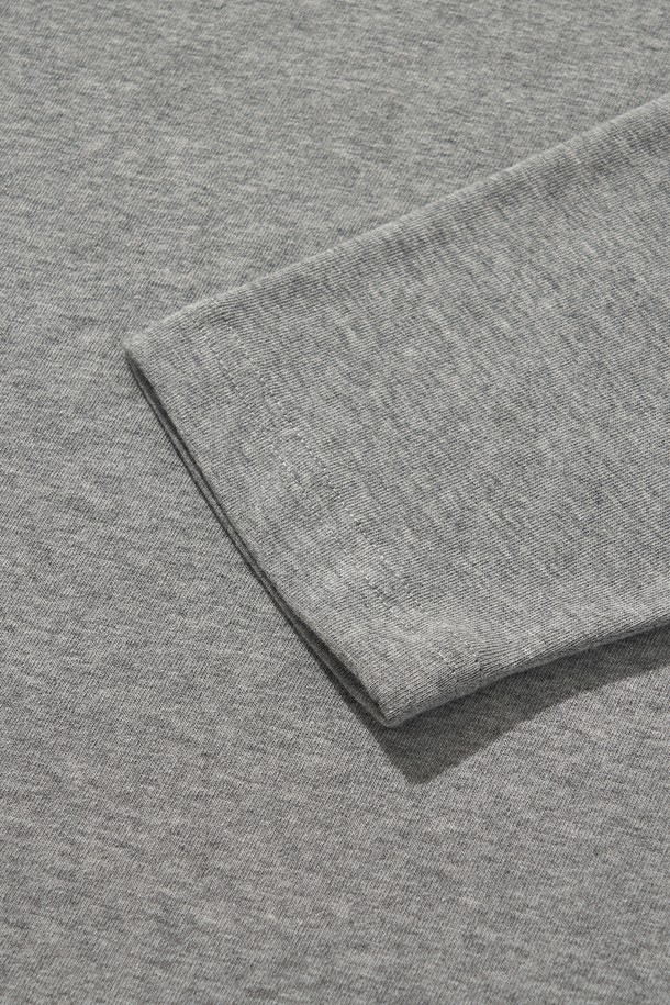 LIBEREKOREA - 긴팔티셔츠 - LIBERE LOGO LS TEE / GRAY