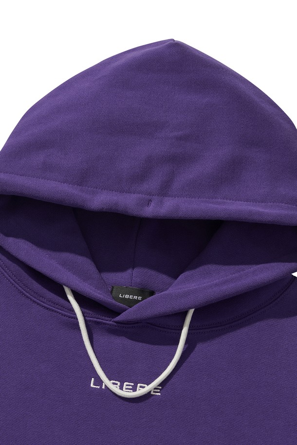 LIBEREKOREA - 후디 - LIBERE LOGO HOODIE / PURPLE