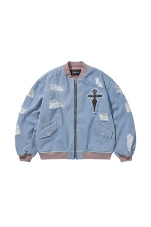 LAYERING MODIFIED CROSS MA-1 / BLUE