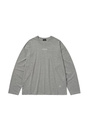 LIBERE LOGO LS TEE / GRAY