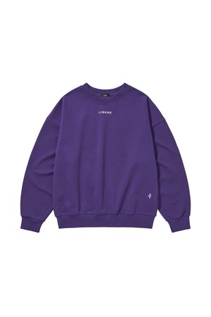 LIBERE LOGO CREWNECK SWEAT / PURPLE