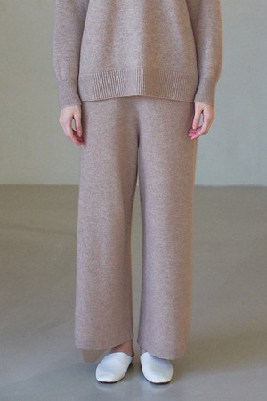 [22FW] CASHMERE 100% WIDE KNIT PANTS ( 3 COLOR )