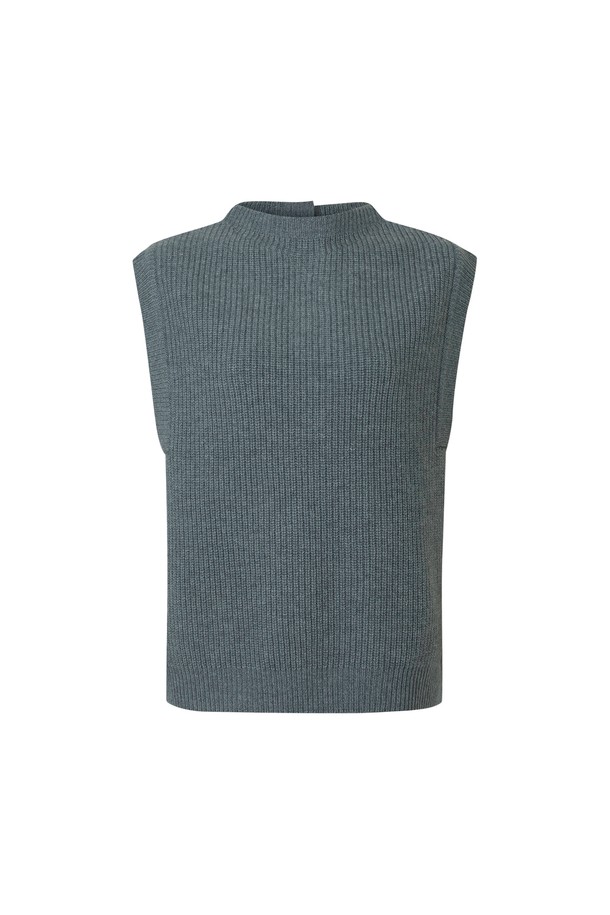 CALLAITE - 베스트 - [23FW] Cashmere Mock-Neck Sweater Vest