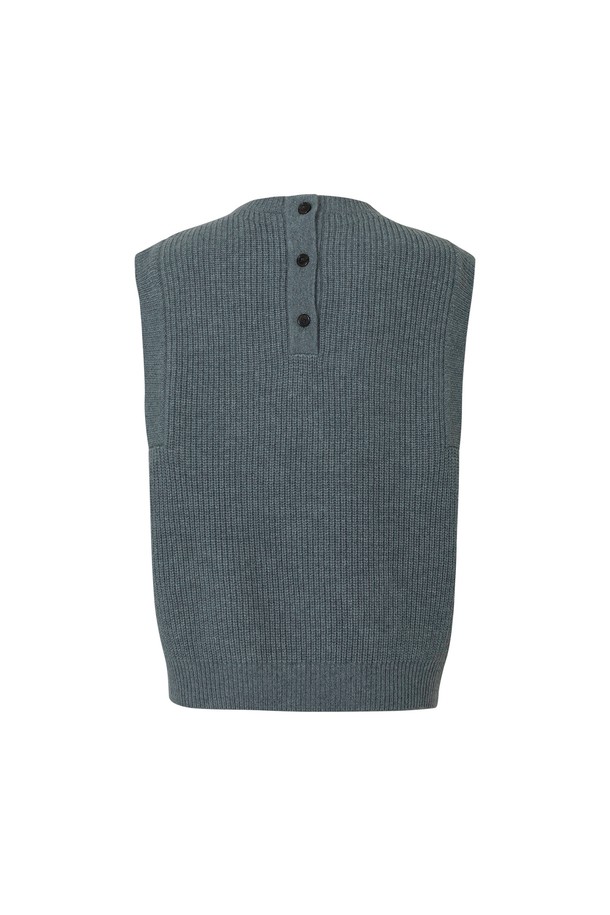 CALLAITE - 베스트 - [23FW] Cashmere Mock-Neck Sweater Vest