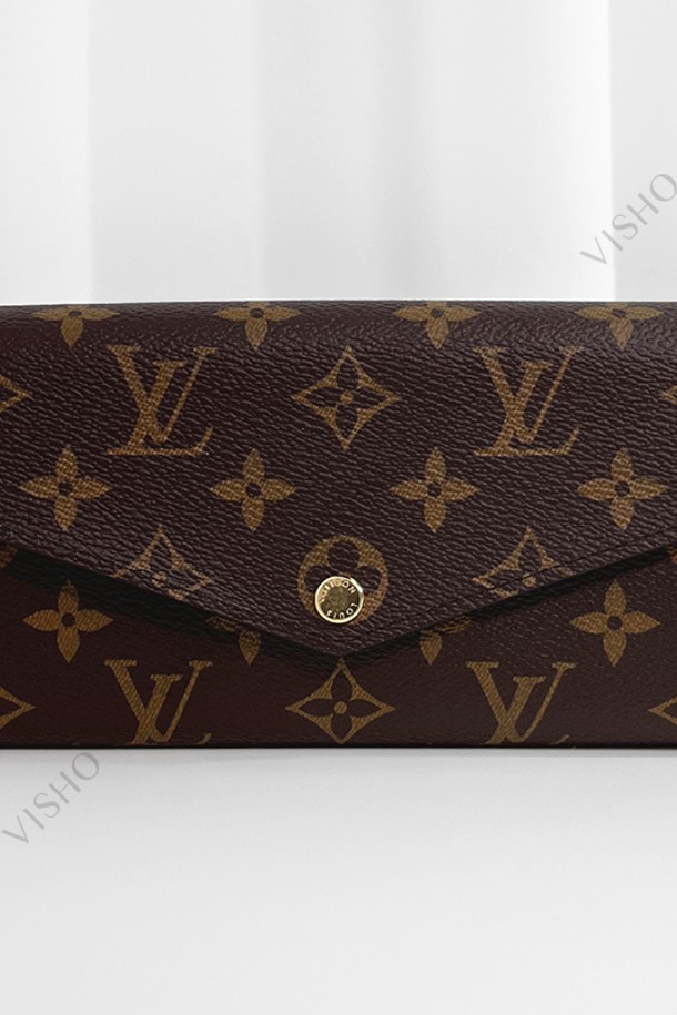 LOUIS VUITTON - 장지갑 - 루이비통 장지갑 사라 월릿 모노그램 푸시아 M62234