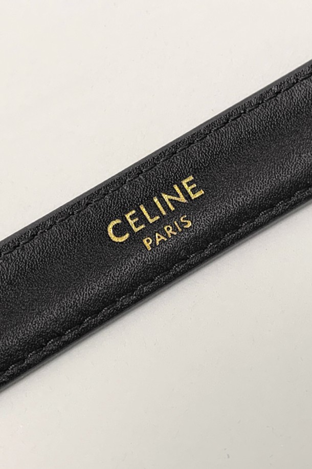 CELINE - 기타소품 - 셀린느 벨트 1.8CM 스몰 트리오페 스무스 카프 블랙