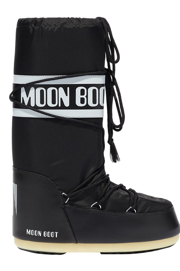 MOON BOOT - 부츠/워커 - 23FW 문부츠 아이콘 로고 스노우 부츠 블랙 14004400