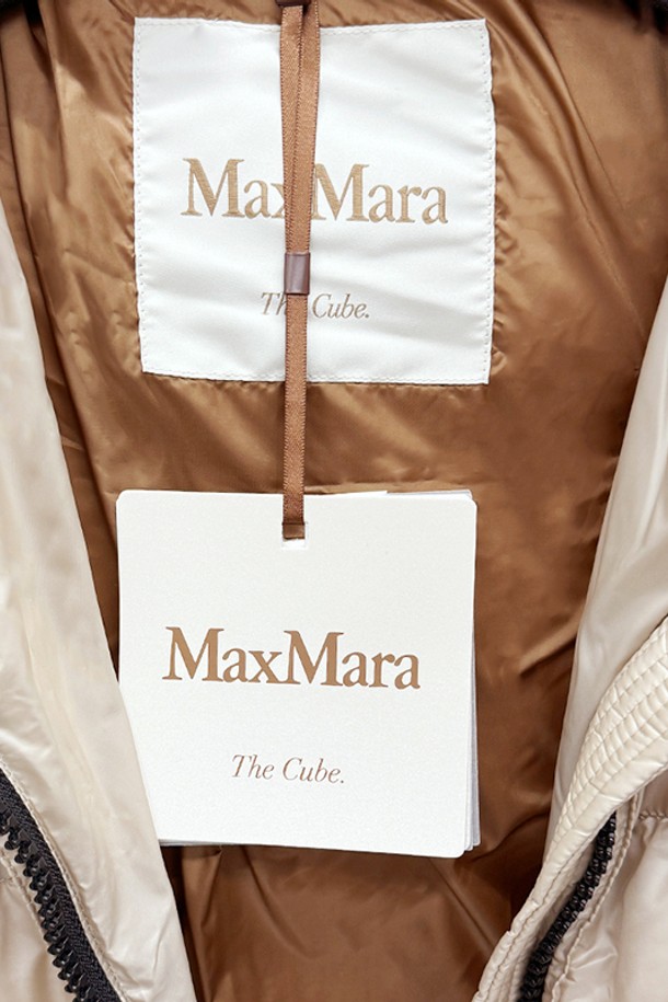 MAX MARA - 점퍼 - 막스마라 더 큐브 세이아 에크루 패딩 2429486015600