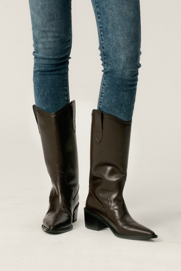 LUCY CREW - 부츠/워커 - Western Long Boots LC283_5cm