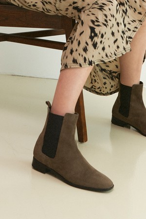 Suede Ankle Boots LC192_2cm