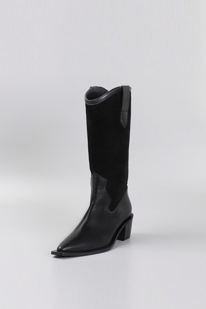 [리퍼브] Western Long Boots LC101_5cm