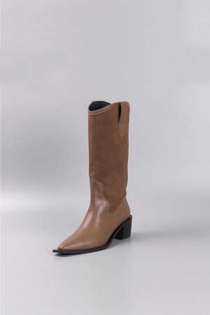 [리퍼브] Western Long Boots LC101_5cm