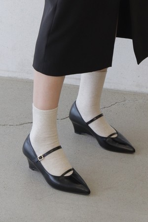 Mary Jane Wedge Pumps LC502_5cm