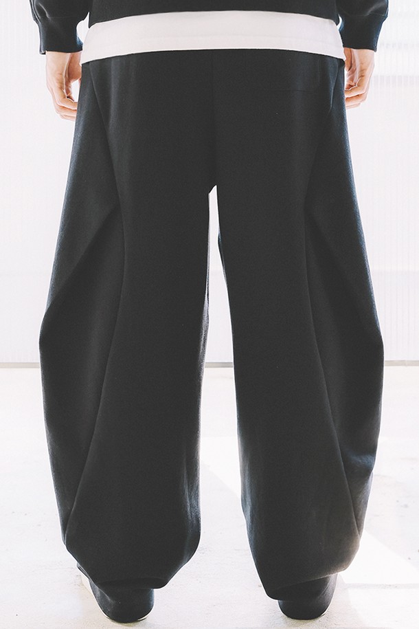 MACASITE - 조거/스웨트팬츠 - Side Tuck Wide Balloon Sweatpants_ 3 color