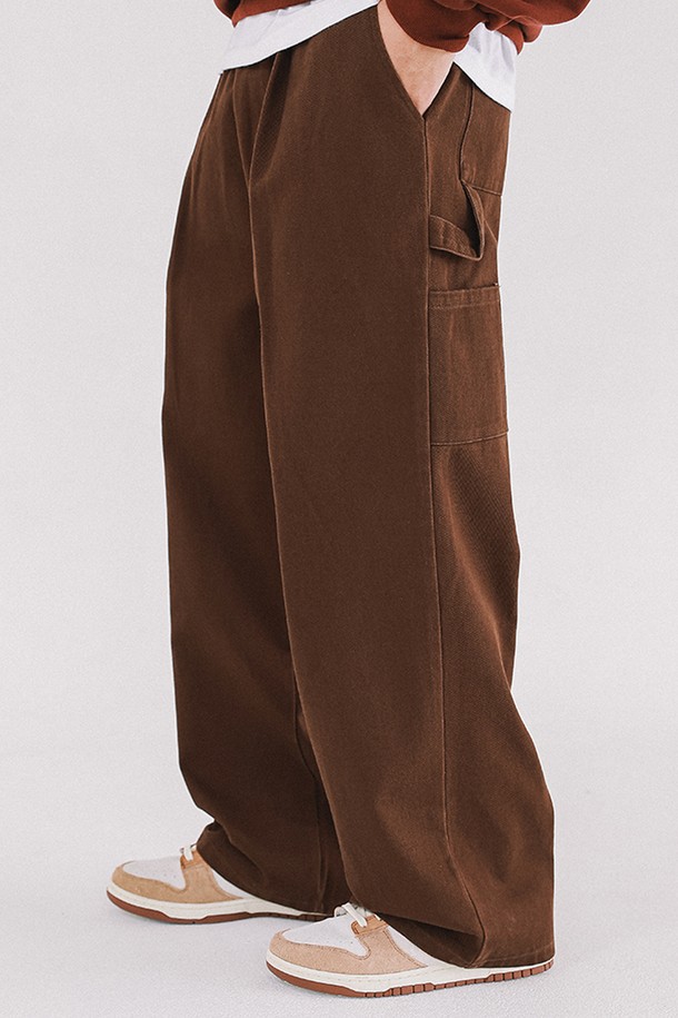 MACASITE - 캐주얼팬츠 - Carpenter pants Brown