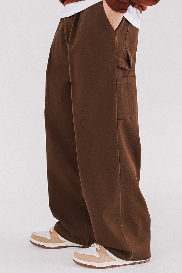 MACASITE - 캐주얼팬츠 - Carpenter pants Brown