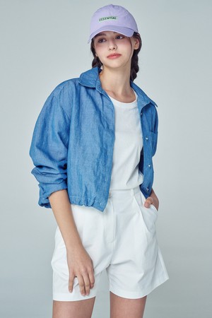 LINEN DENIM JACKET