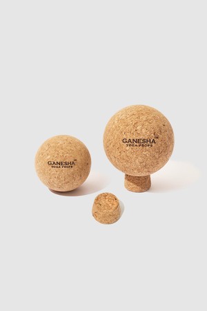 [가네샤요가프랍스] 가네샤 코르크 마사지볼 싱글 라지