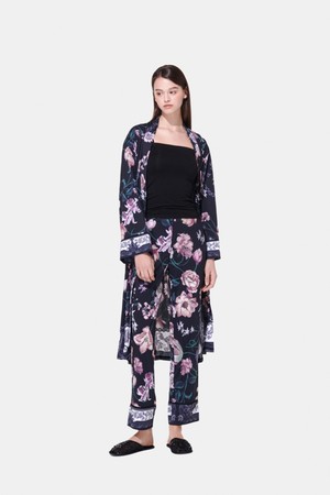 Garden of Hestia Robe set_Black navy