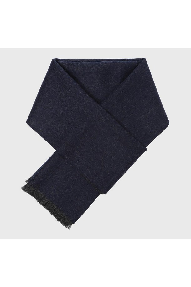 BENOVERO - 악세서리 - [베노베로] 캐시미어 솔리드 사각 머플러 square cashmere muffler navy (BJW1ACF2101N1)