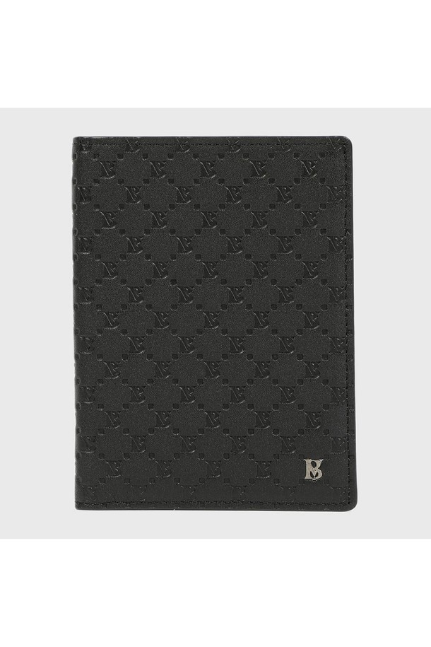 BENOVERO - 악세서리 - [베노베로] 알렉스 소프트 엠보 소가죽 미니 지갑 Mini Wallet 6cc black (BJG1ACP1202K1)