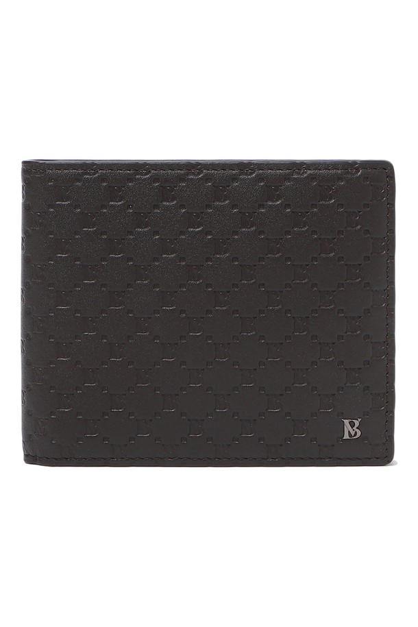BENOVERO - 악세서리 - [베노베로] 알렉스 소프트 엠보 소가죽 반지갑 Billfold Wallet 6cc brown (BJF1ACP2201W1)