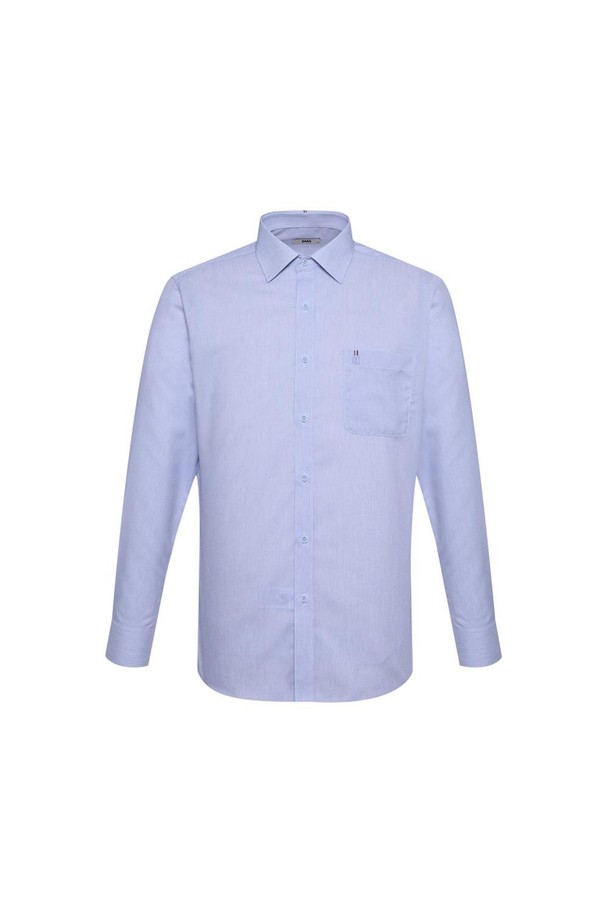 DAKS SHIRTS - 셔츠 - [닥스셔츠] 폴리혼방 스트라이프 드레스 셔츠 레귤러핏 블루 (DKS1SHDL121B1)