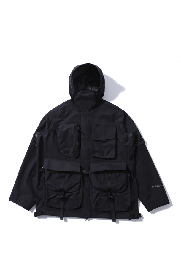 BOBCAT - 아노락/바람막이 - Attachment System 3L Hard Shell Jacket - Black