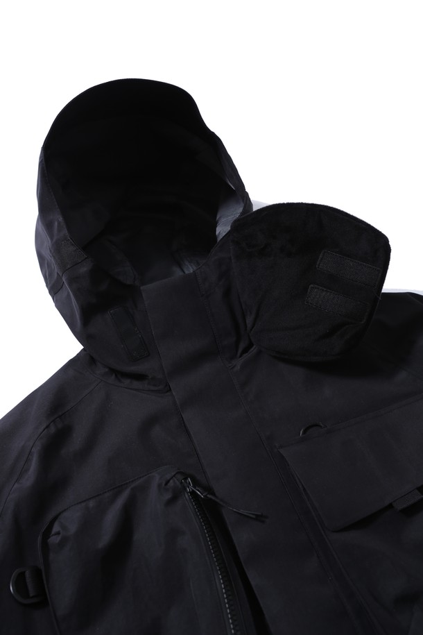 BOBCAT - 아노락/바람막이 - Attachment System 3L Hard Shell Jacket - Black