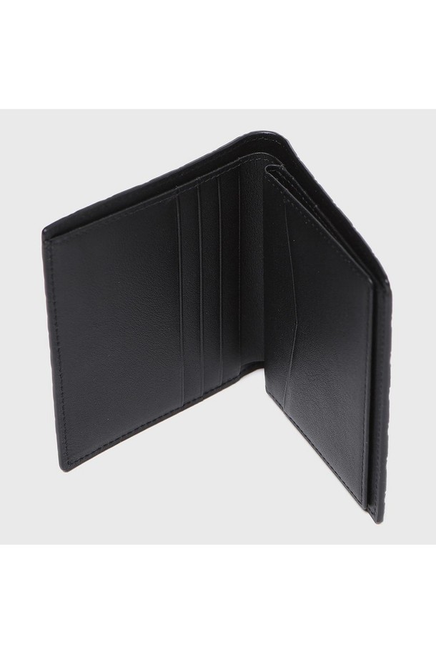 BENOVERO - 악세서리 - [베노베로] 알렉스 소프트 엠보 소가죽 미니 중지갑 Mini Wallet 6cc black (BJG1ACP1201K1)