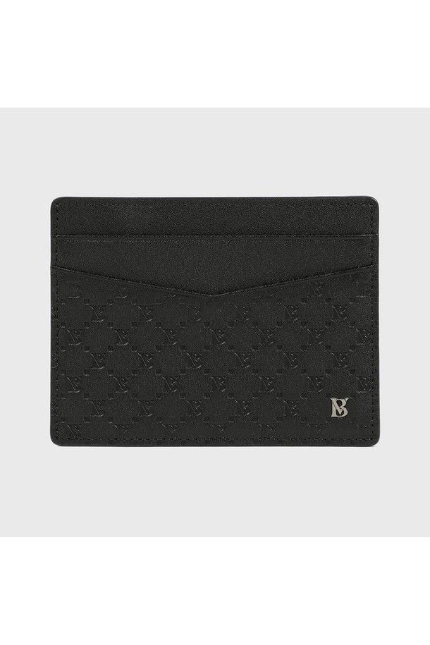 BENOVERO - 악세서리 - [베노베로] 알렉스 소프트 엠보 소가죽 카드지갑 Cardholder 4cc black (BJF1ACP5201K1)